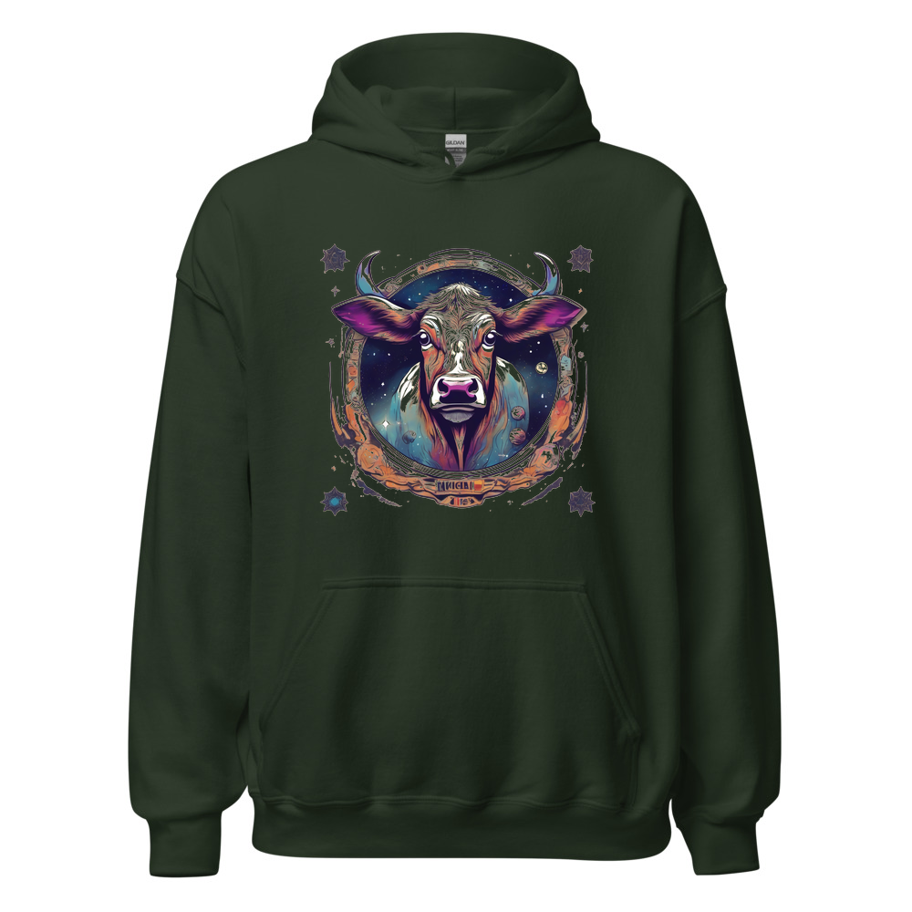 Forest Hoodie with print art