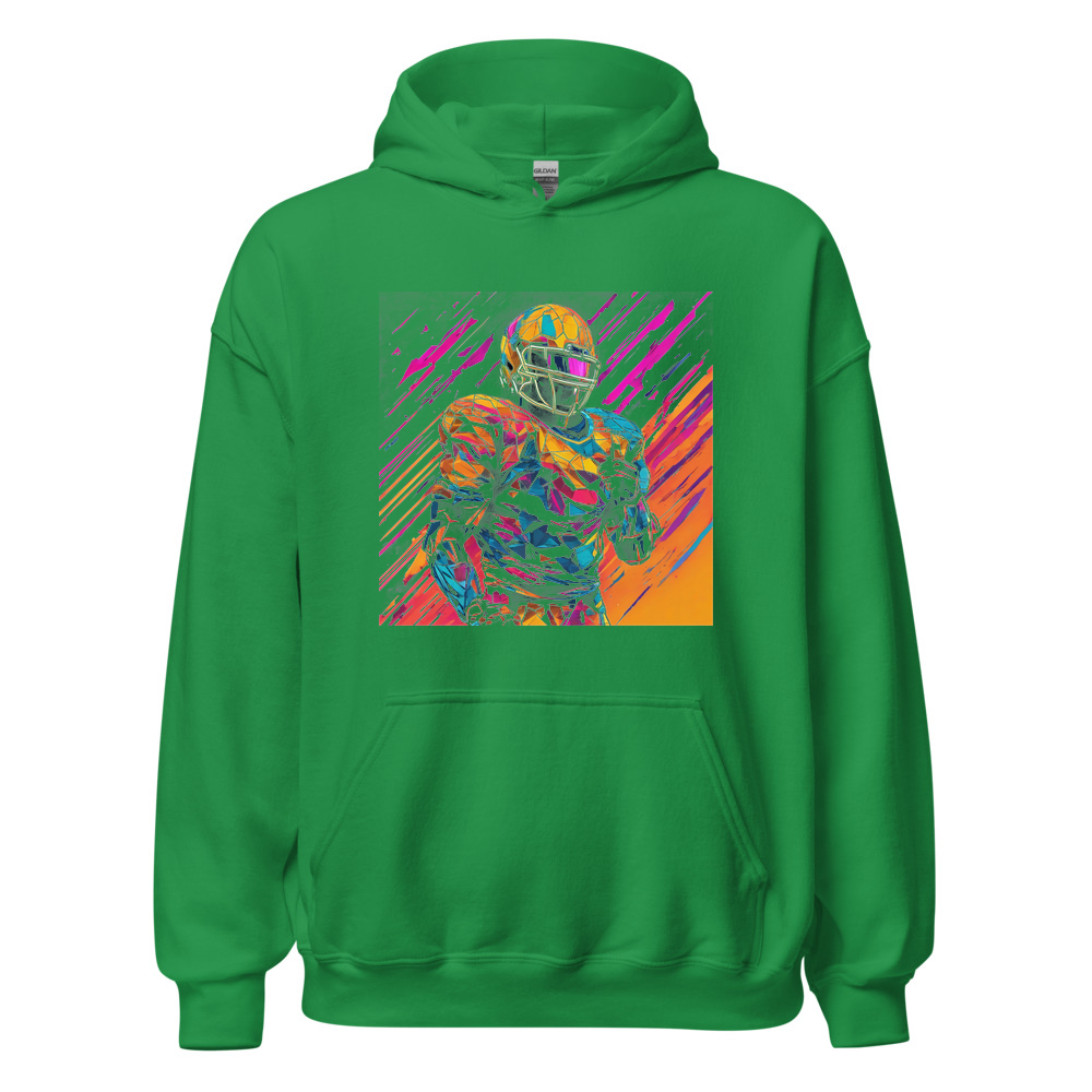 Irish Green Hoodie with print art