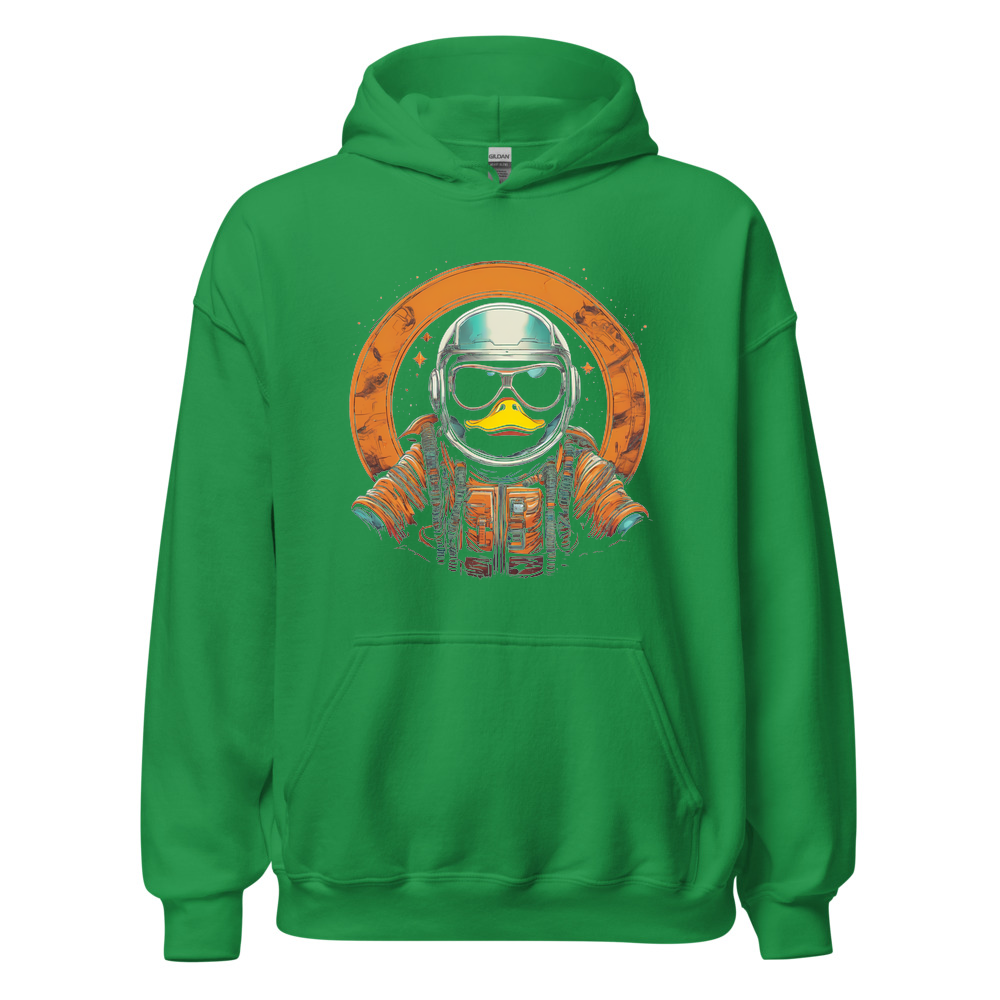 Irish Green Hoodie with print art