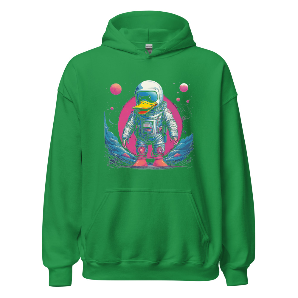 Irish Green Hoodie with print art