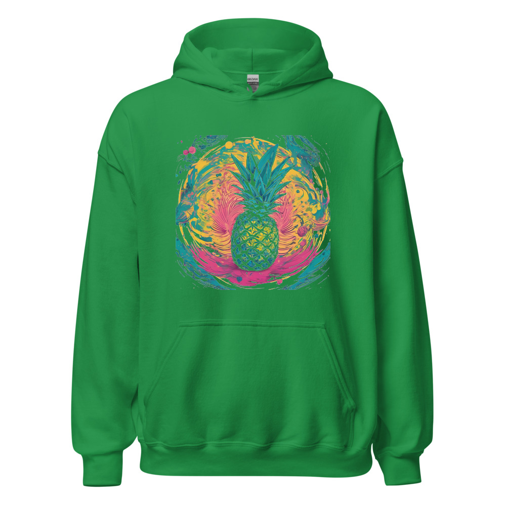 Irish Green Hoodie with print art