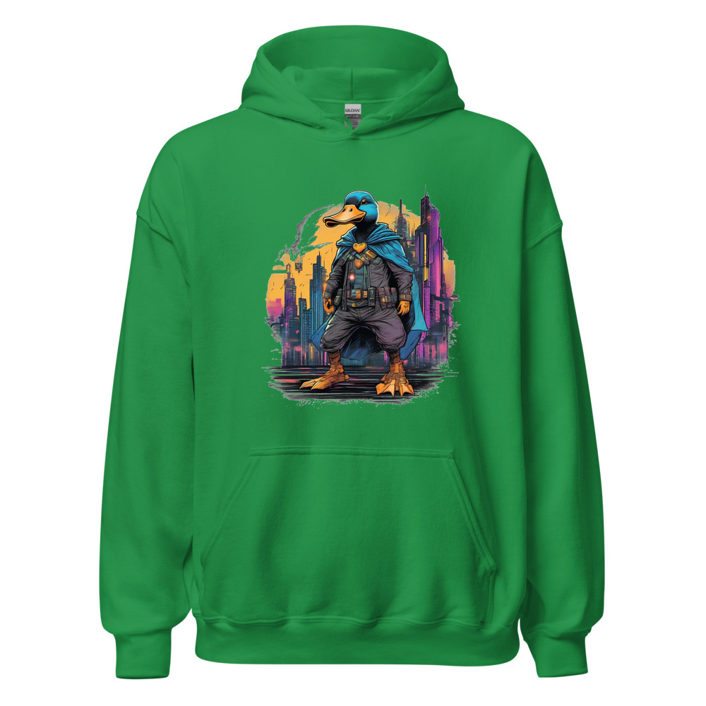 Irish Green Hoodie with print art