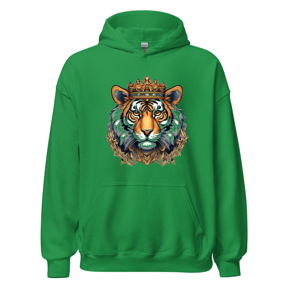 Irish Green Hoodie with print art