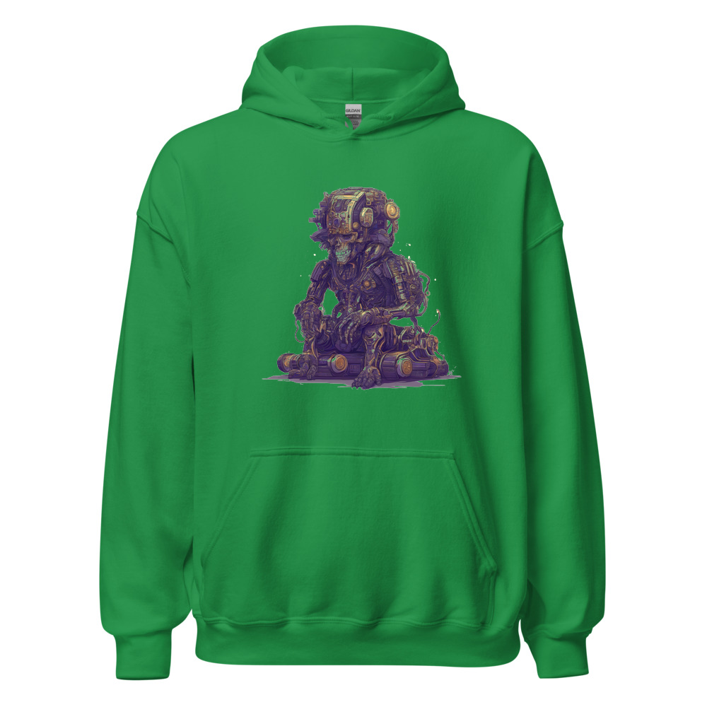Irish Green Hoodie with print art