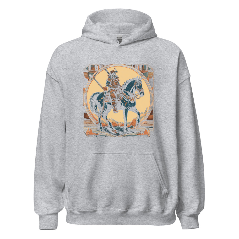 Sport Grey Hoodie with print art