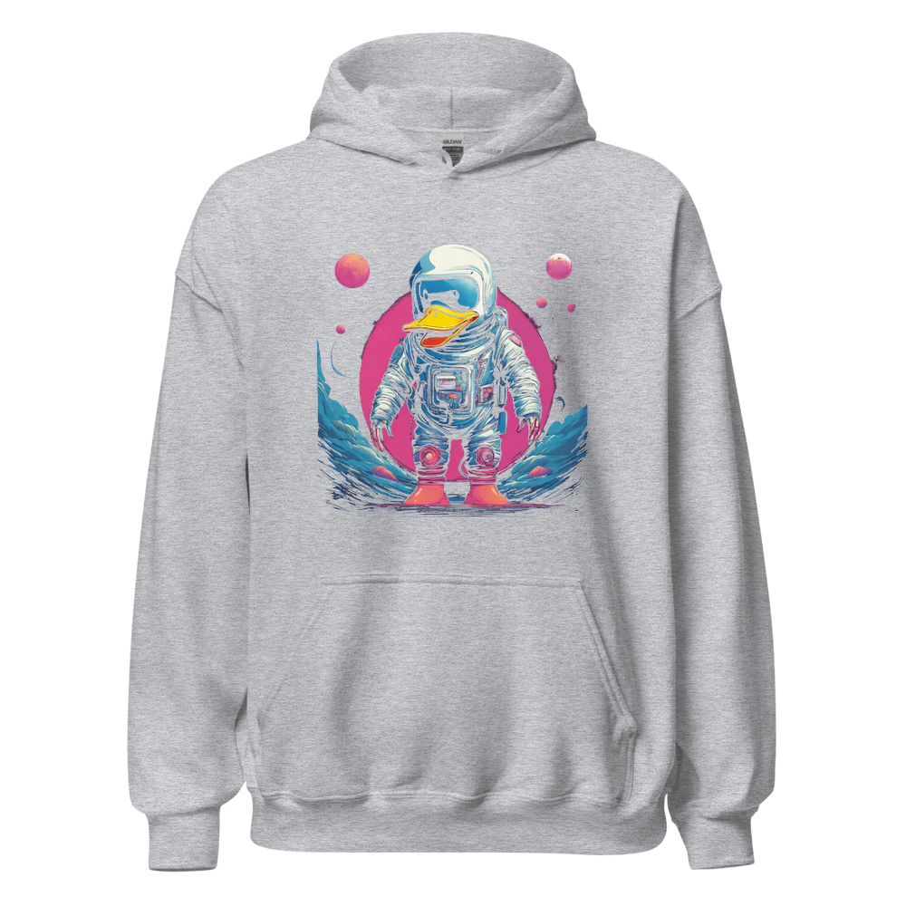 Sport Grey Hoodie with print art