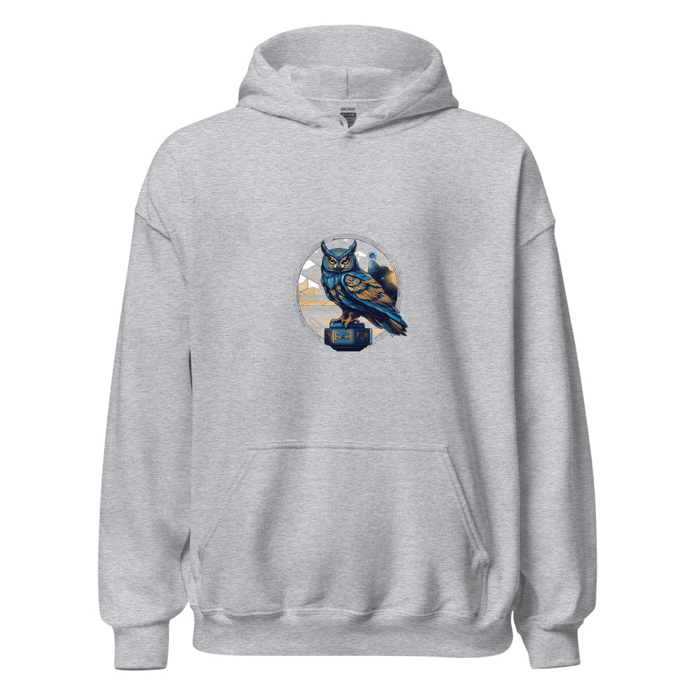 Sport Grey Hoodie with print art