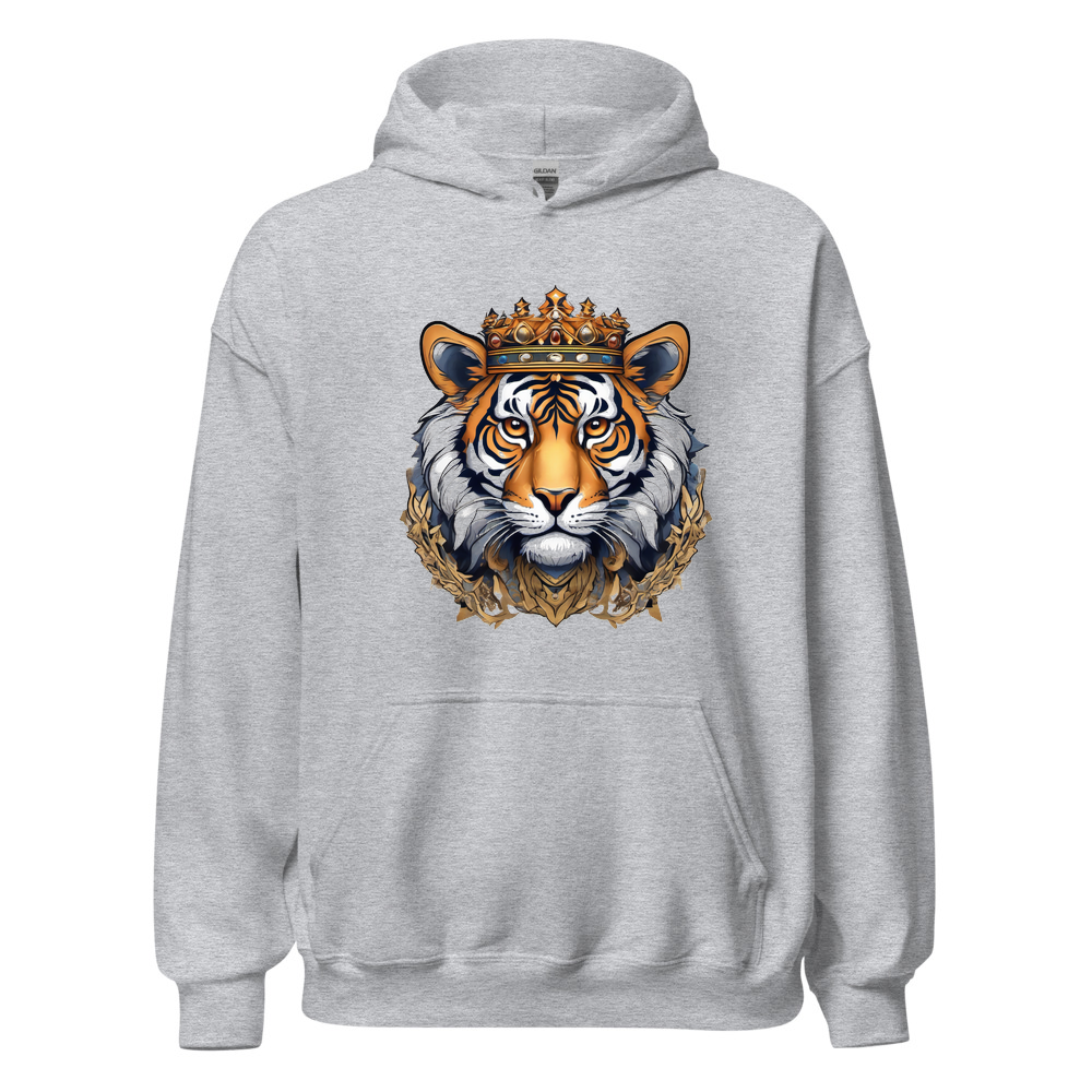 Sport Grey Hoodie with print art