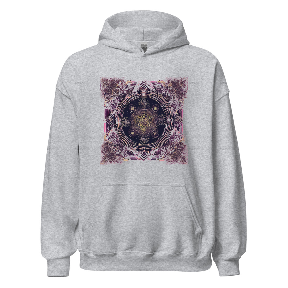 Sport Grey Hoodie with print art
