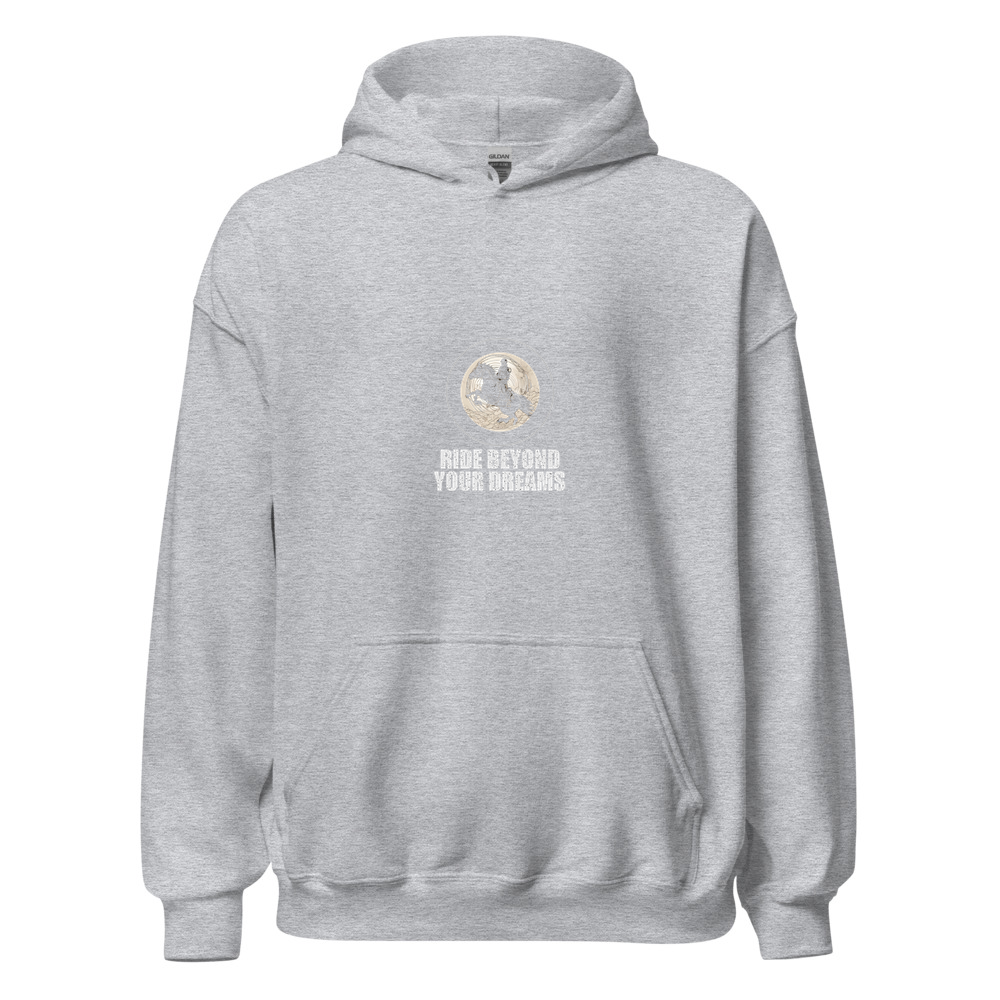 Sport Grey Hoodie with print art