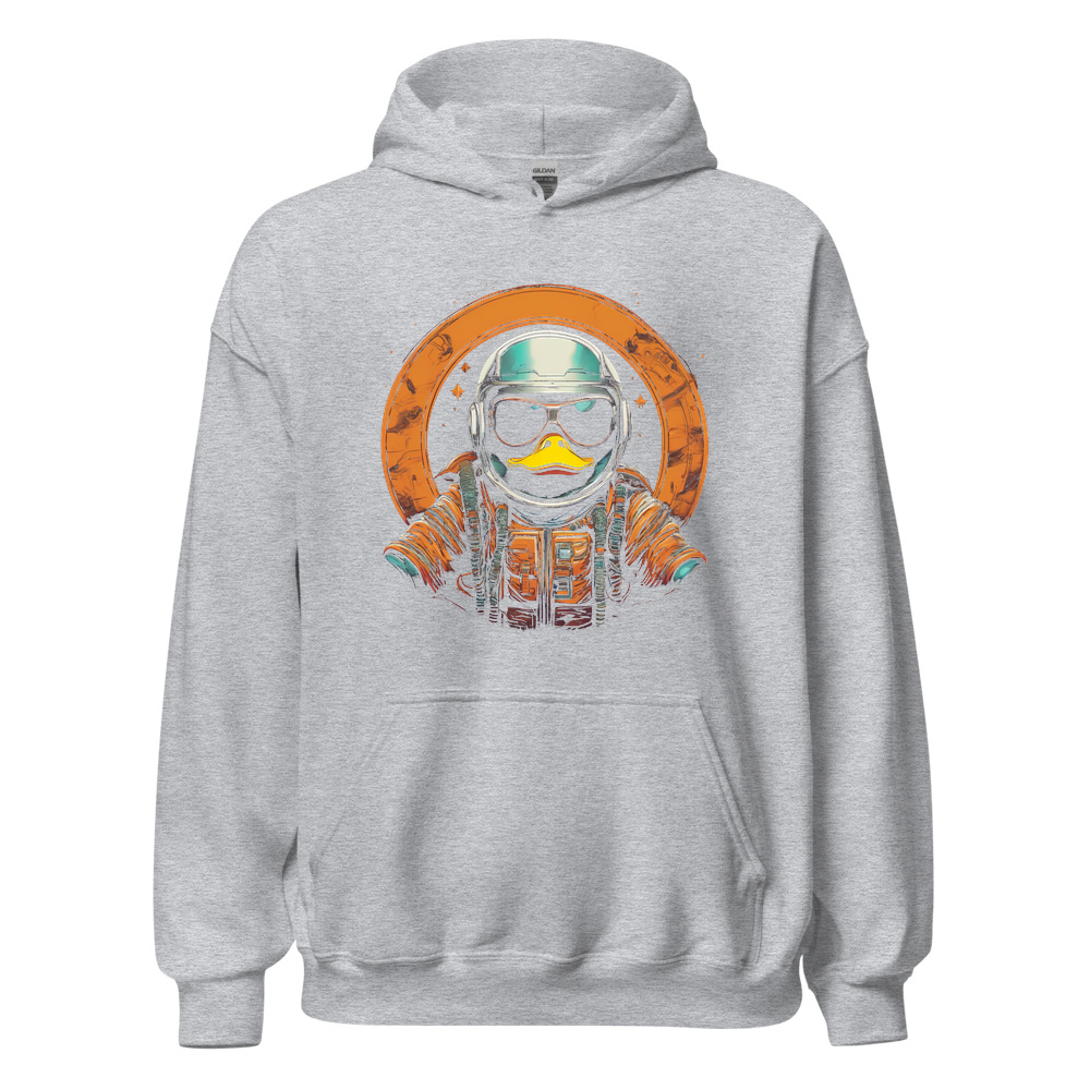Sport Grey Hoodie with print art