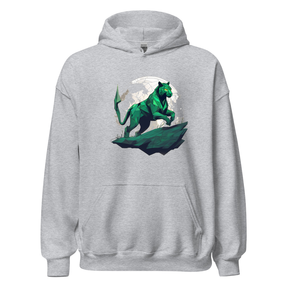 Sport Grey Hoodie with print art