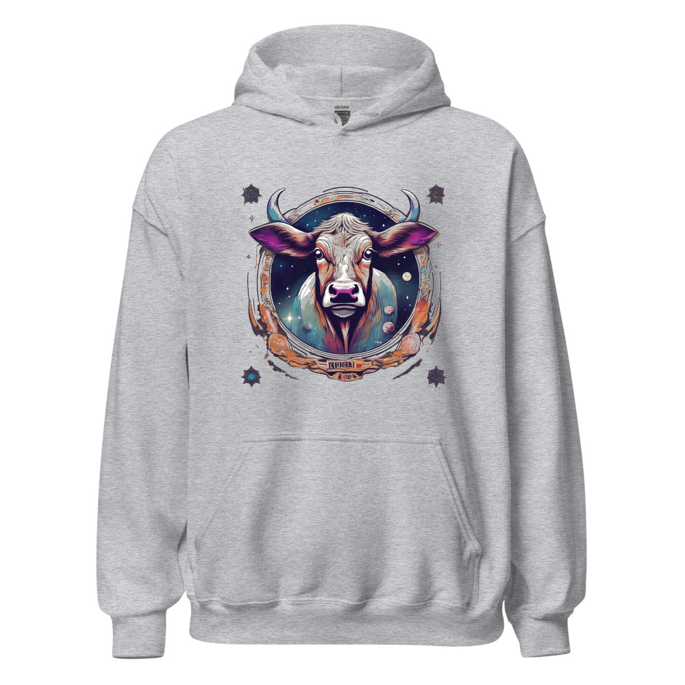 Sport Grey Hoodie with print art