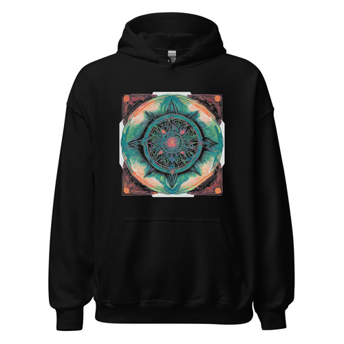 Black Hoodie with print art