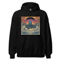 Black Hoodie with print art