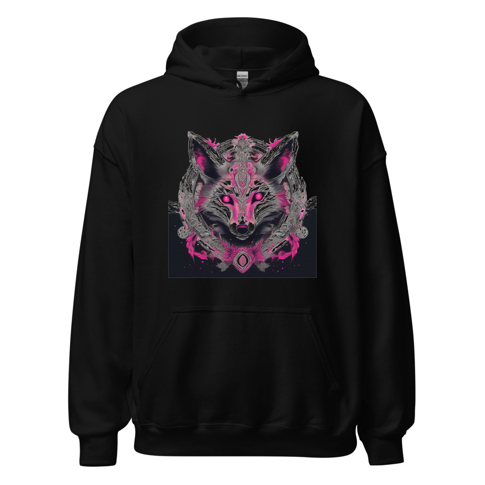 Black Hoodie with print art