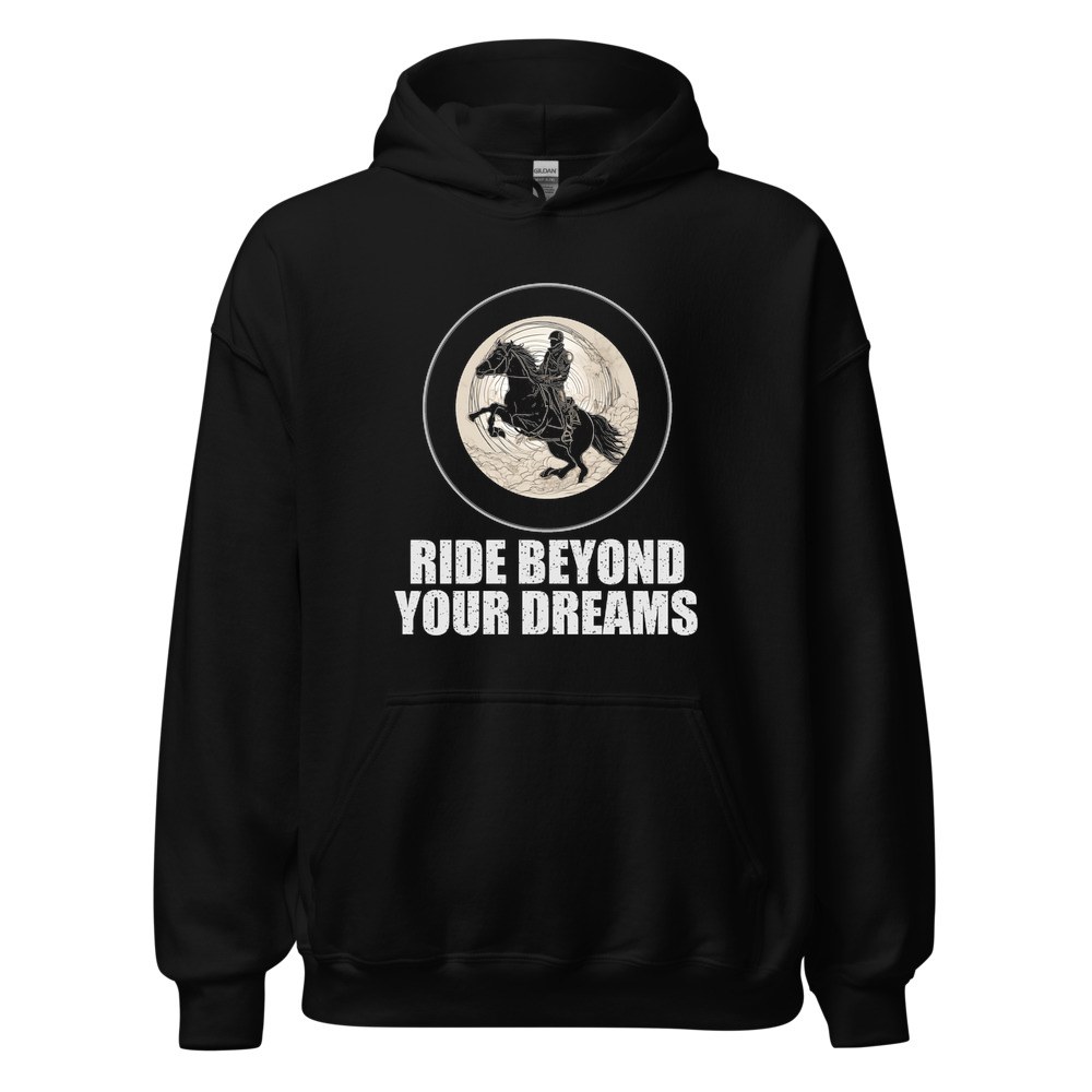 Black Hoodie with print art