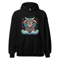 Black Hoodie with print art