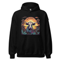 Black Hoodie with print art