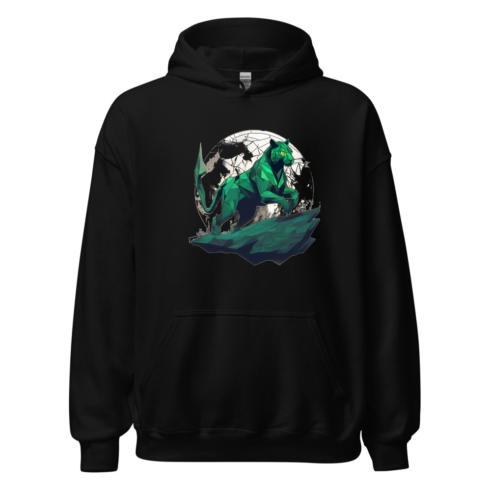 Black Hoodie with print art