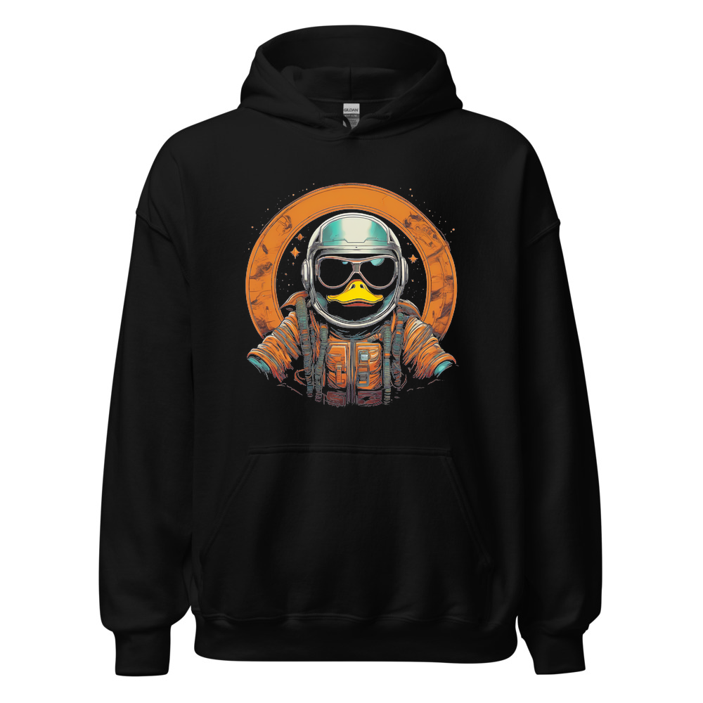 Black Hoodie with print art