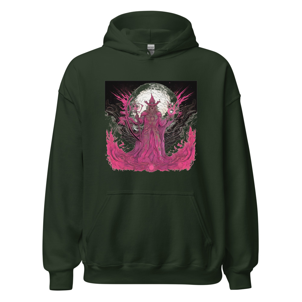 Forest Hoodie with print art