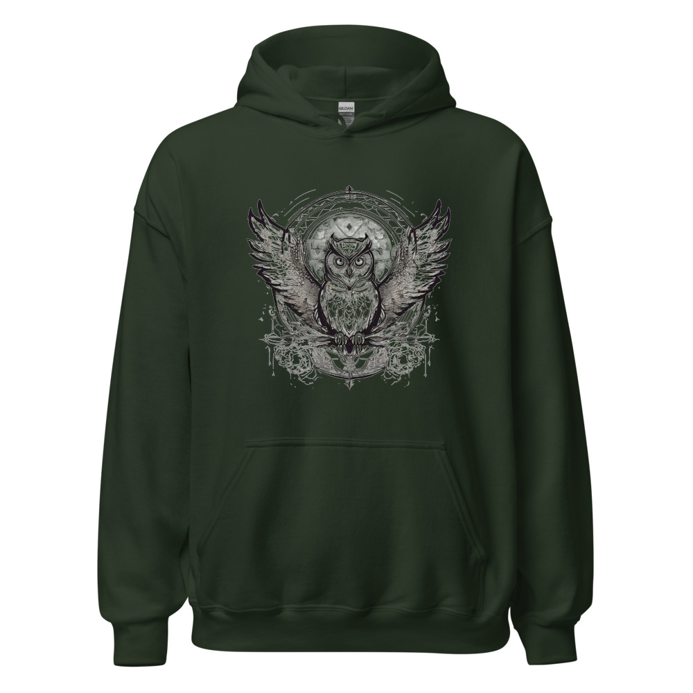 Forest Hoodie with print art
