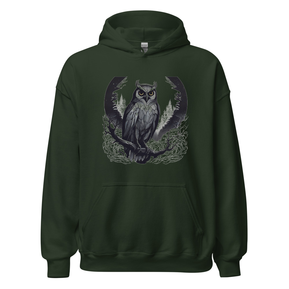 Forest Hoodie with print art