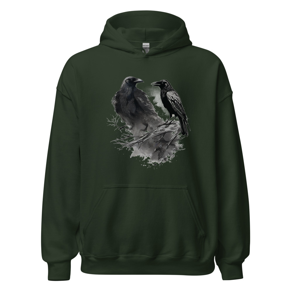 Forest Hoodie with print art