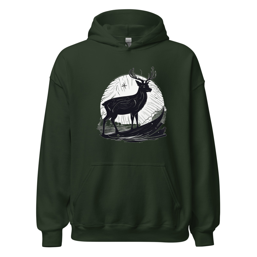 Forest Hoodie with print art