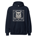 Navy Hoodie with print art