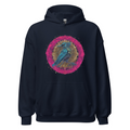 Navy Hoodie with print art