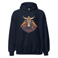 Navy Hoodie with print art