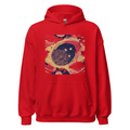 Red Hoodie with print art