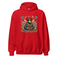 Red Hoodie with print art