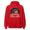 Red Hoodie with print art