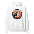 White Hoodie with print art