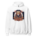 White Hoodie with print art