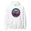 White Hoodie with print art