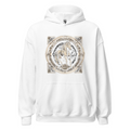 White Hoodie with print art