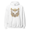 White Hoodie with print art
