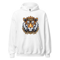 White Hoodie with print art