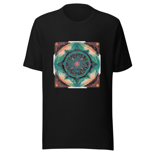 Black T-Shirt with print art