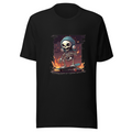 Black T-Shirt with print art