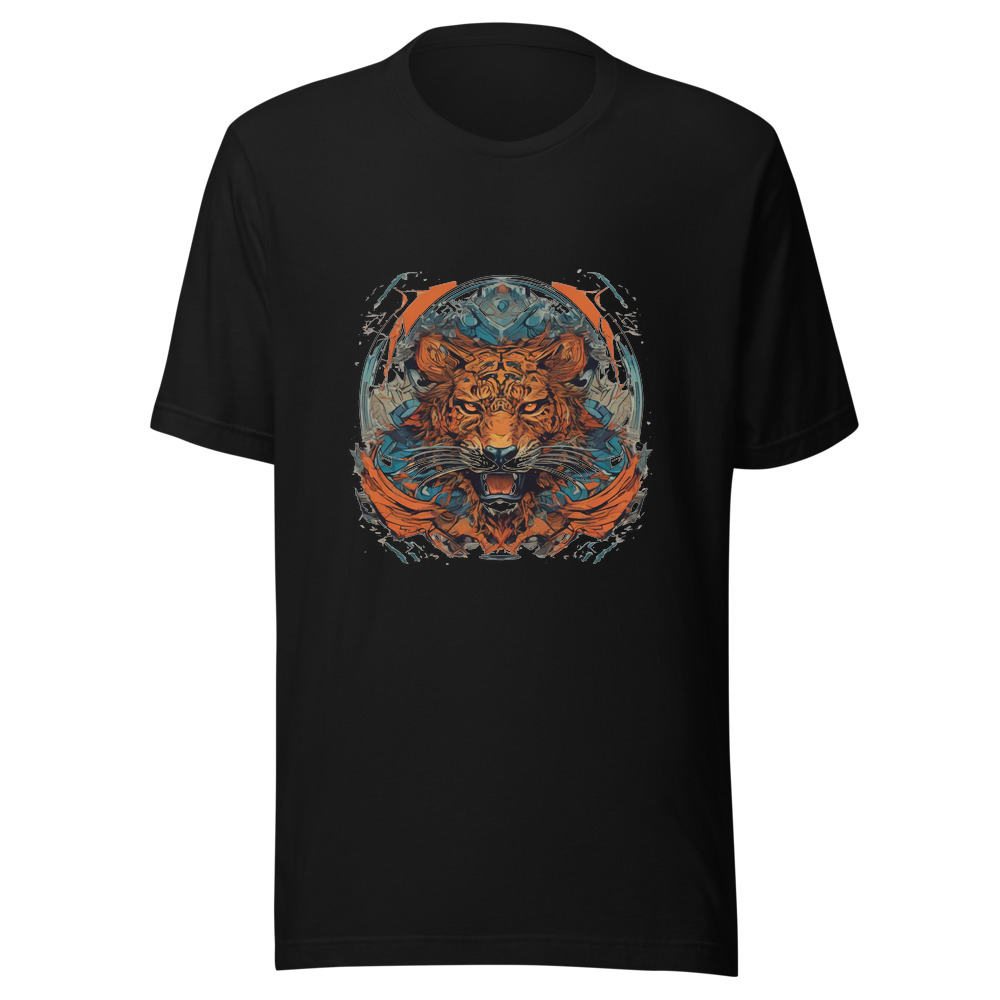 Black T-Shirt with print art