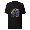 Black T-Shirt with print art
