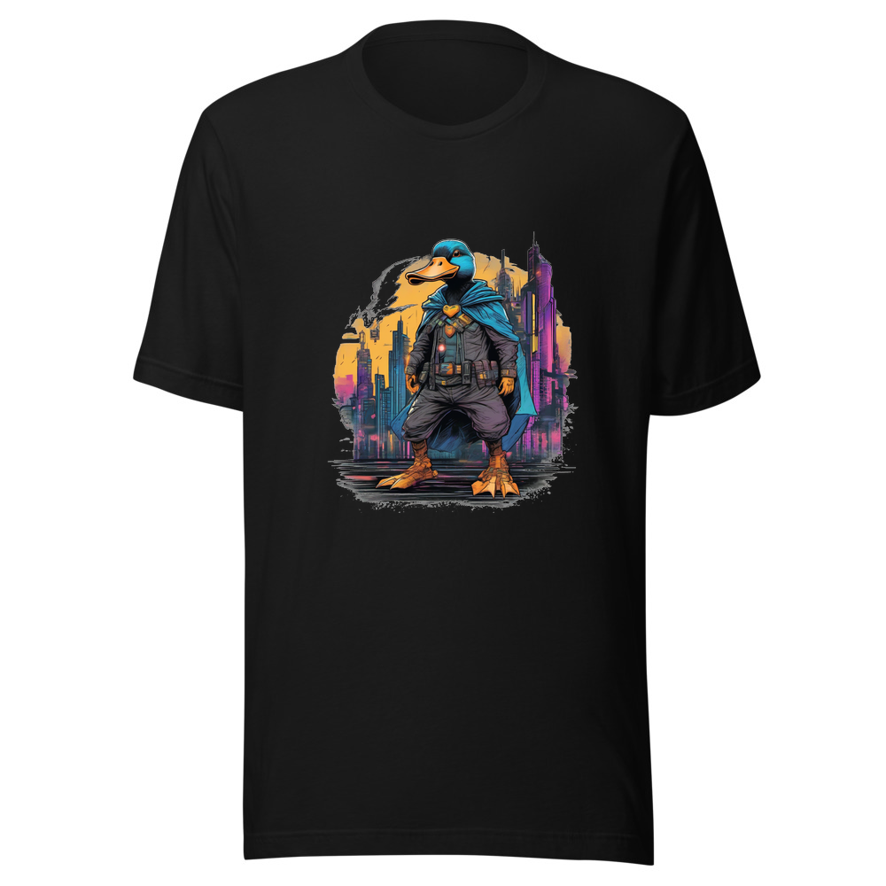 Black T-Shirt with print art