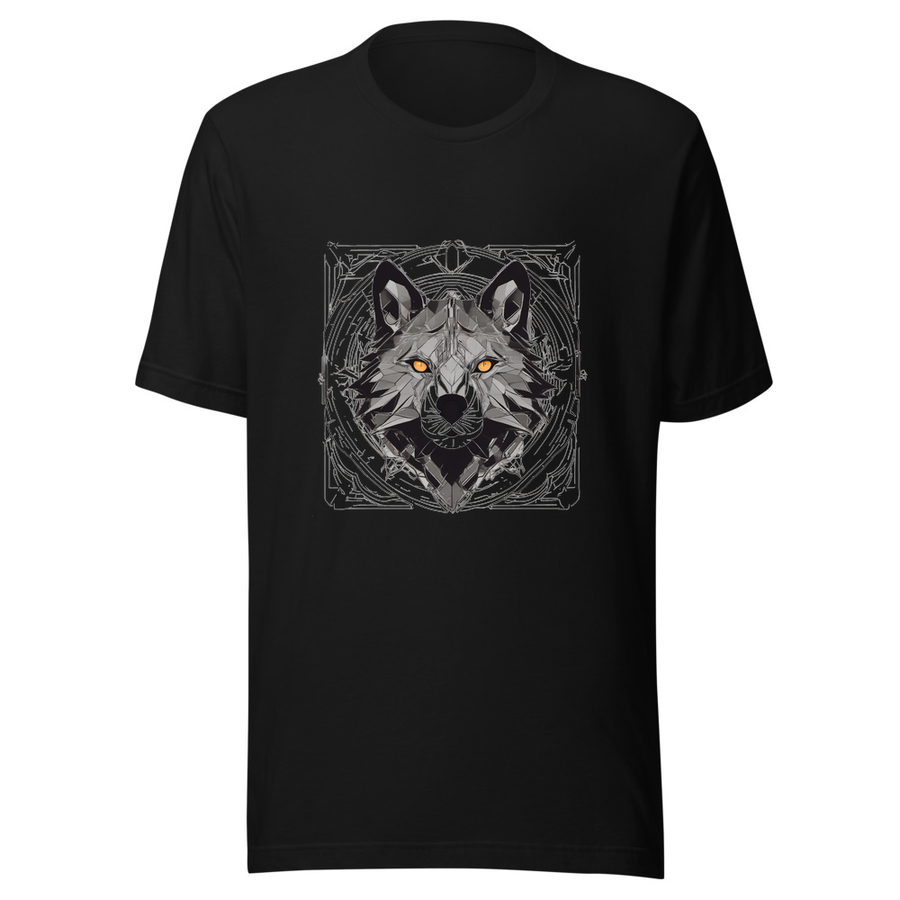Black T-Shirt with print art