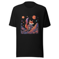 Black T-Shirt with print art