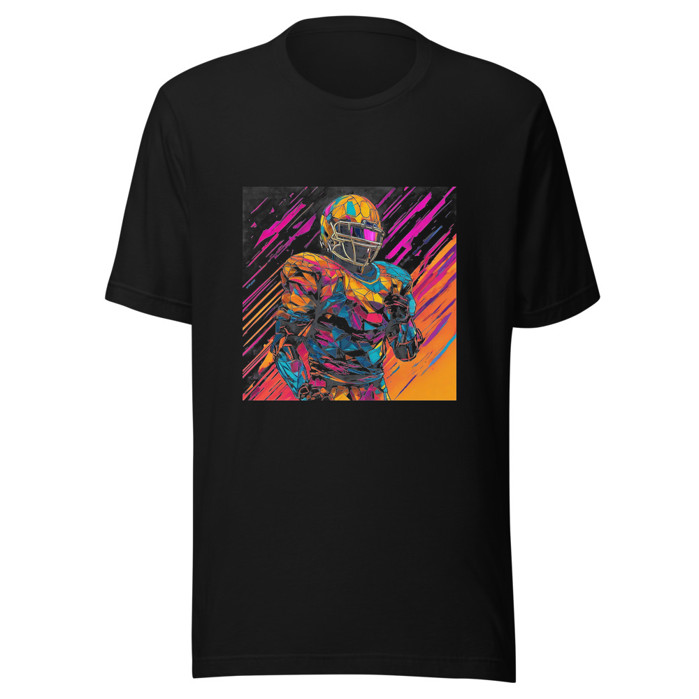Black T-Shirt with print art